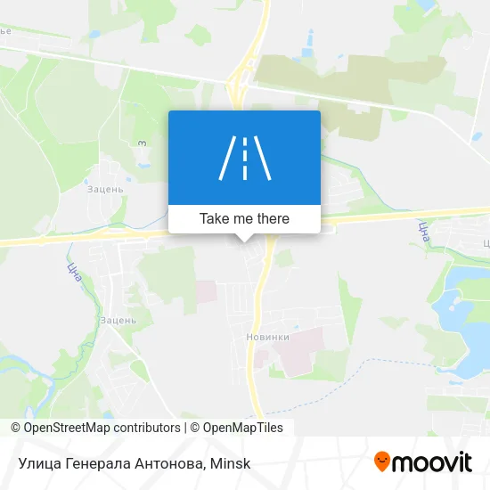 Улица Генерала Антонова map