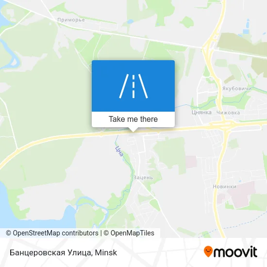 Банцеровская Улица map