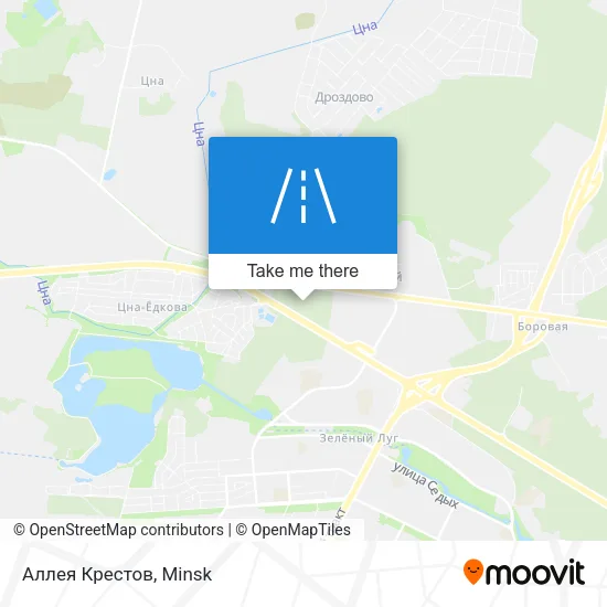 Аллея Крестов map