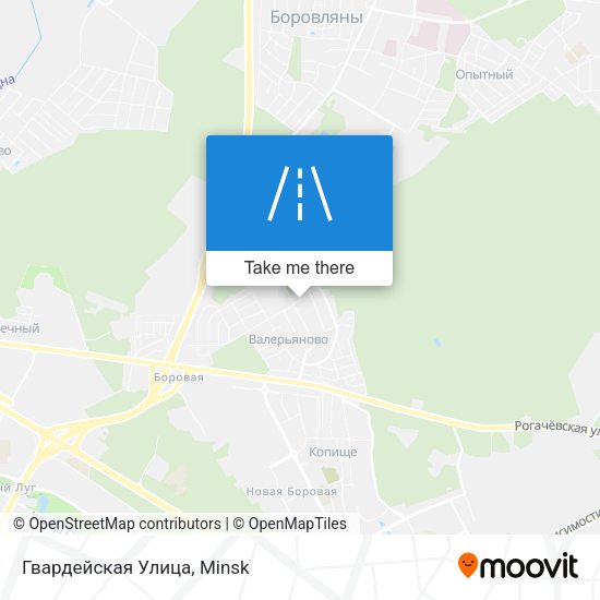 Гвардейская Улица map