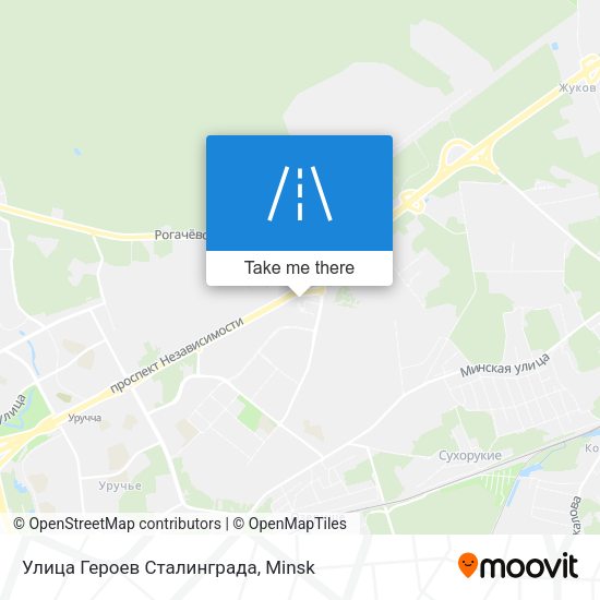 Улица Героев Сталинграда map