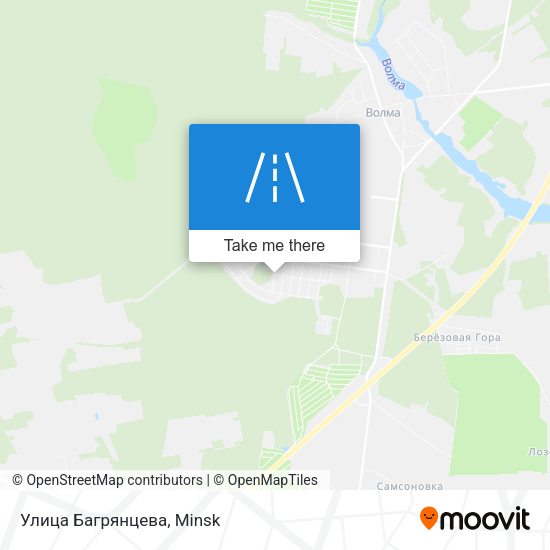 Улица Багрянцева map