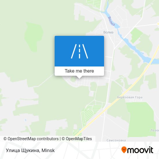 Улица Щукина map
