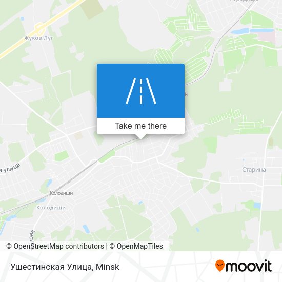Ушестинская Улица map