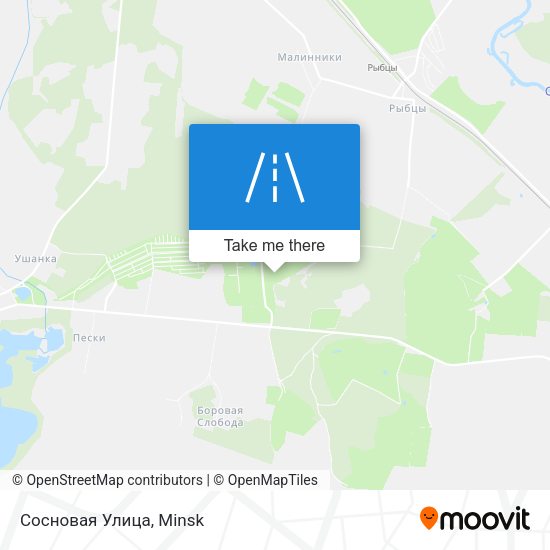 Сосновая Улица map