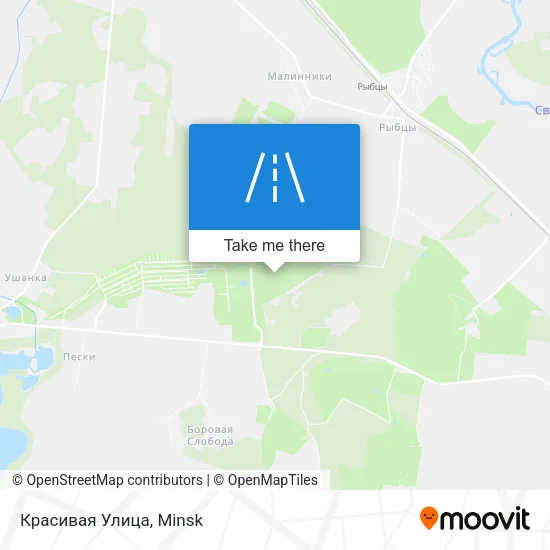 Красивая Улица map