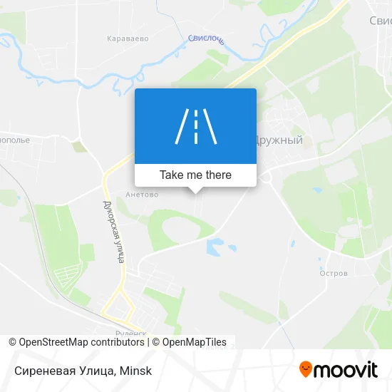 Сиреневая Улица map