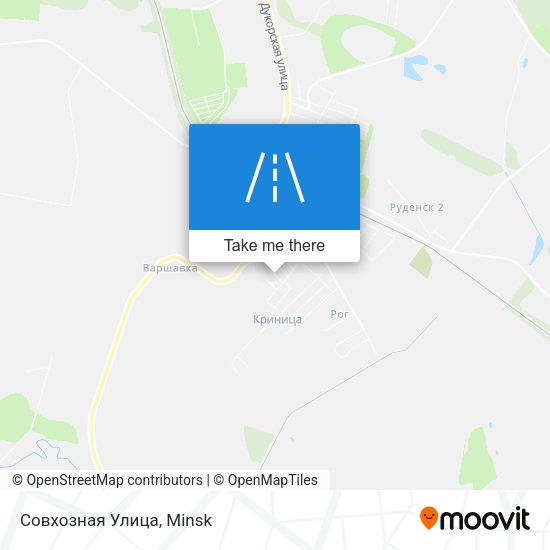 Совхозная Улица map