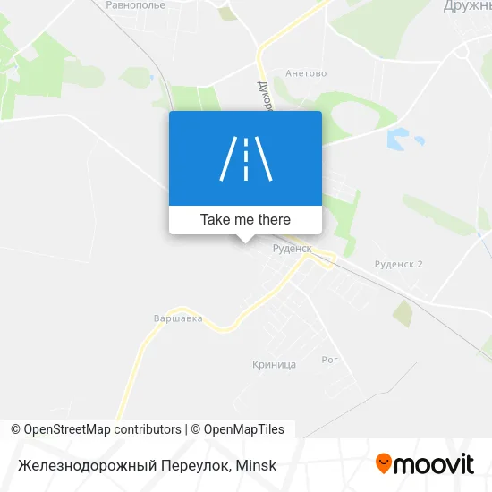Железнодорожный Переулок map