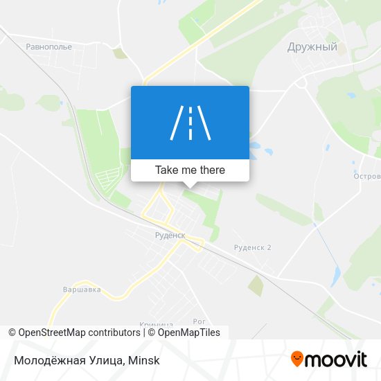 Молодёжная Улица map