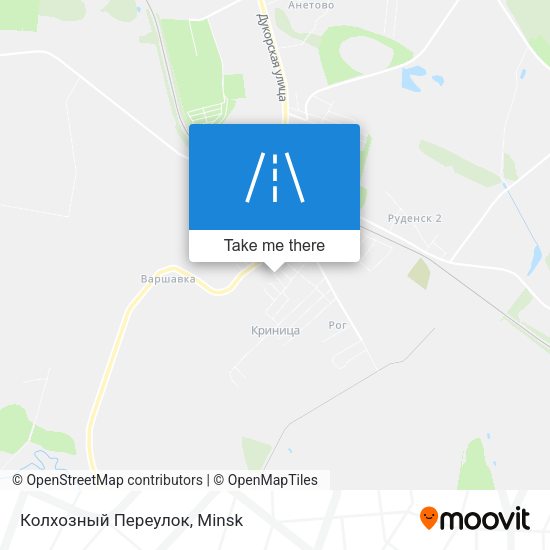 Колхозный Переулок map
