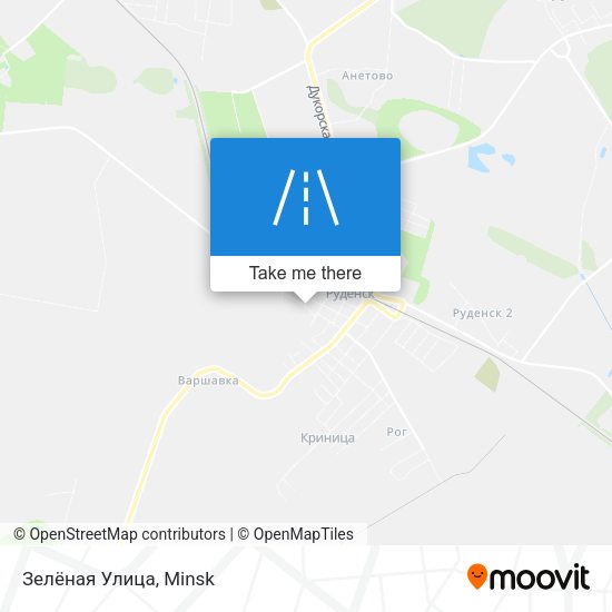 Зелёная Улица map