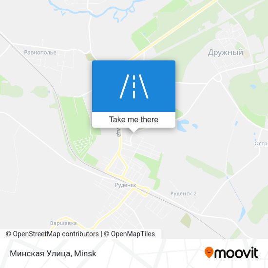 Минская Улица map