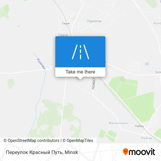 Переулок Красный Путь map