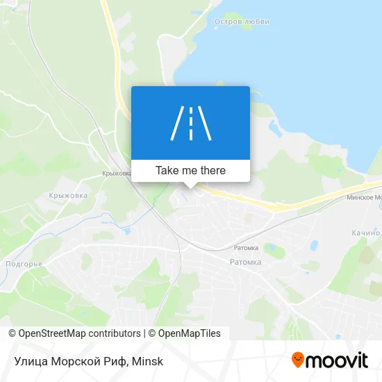 Улица Морской Риф map