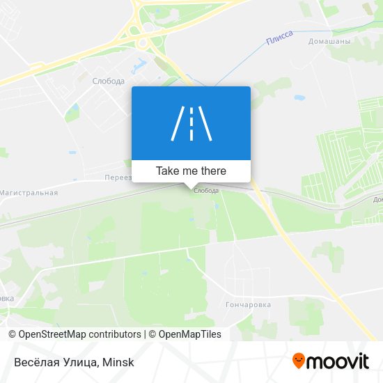 Весёлая Улица map