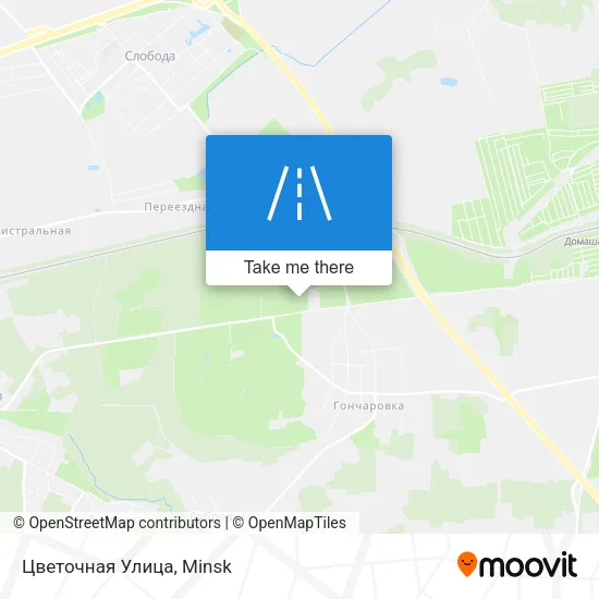 Цветочная Улица map