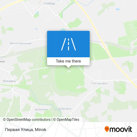 Первая Улица map