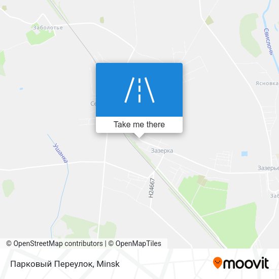 Парковый Переулок map