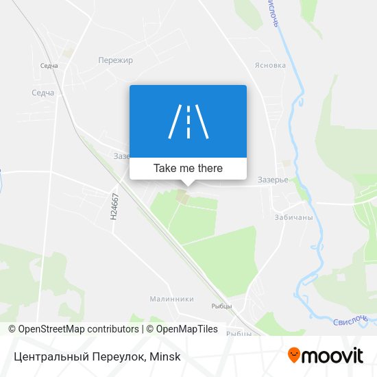 Центральный Переулок map