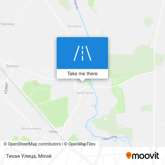 Тихая Улица map