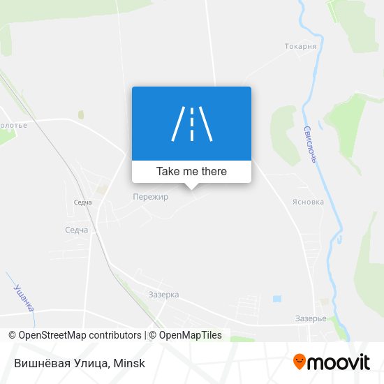 Вишнёвая Улица map