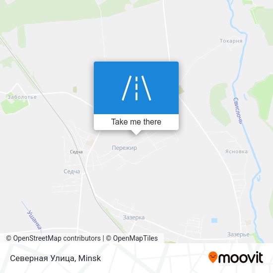 Северная Улица map