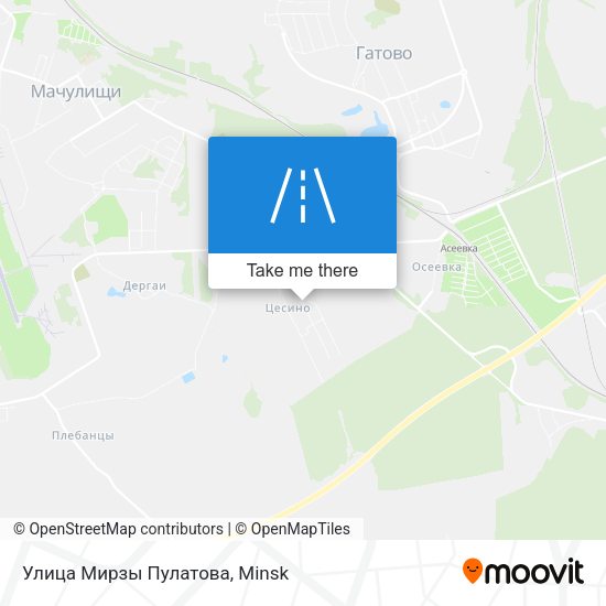 Улица Мирзы Пулатова map