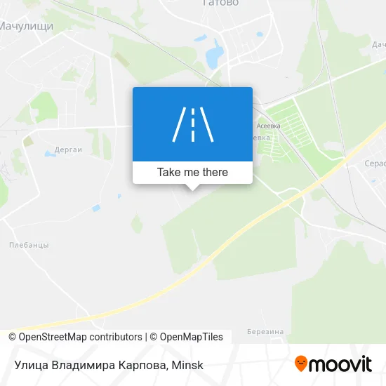 Улица Владимира Карпова map