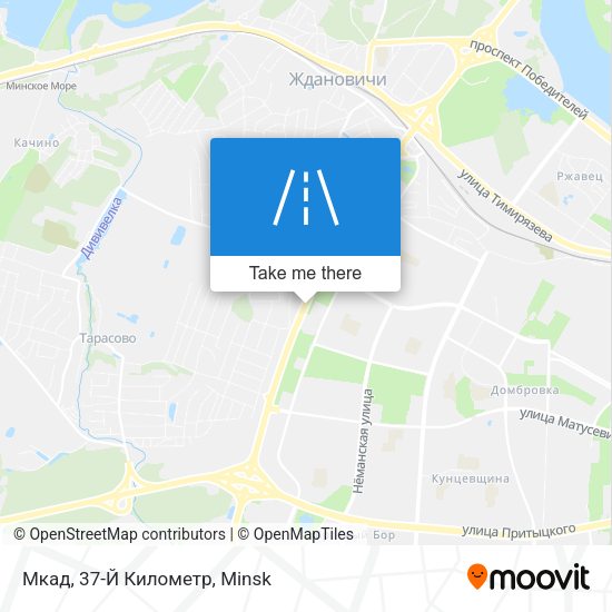 Мкад, 37-Й Километр map