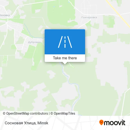 Сосновая Улица map