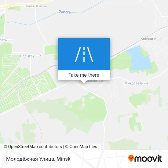 Молодёжная Улица map