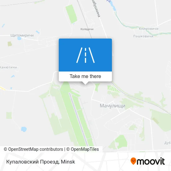 Купаловский Проезд map