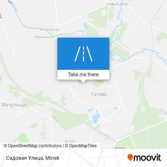 Садовая Улица map