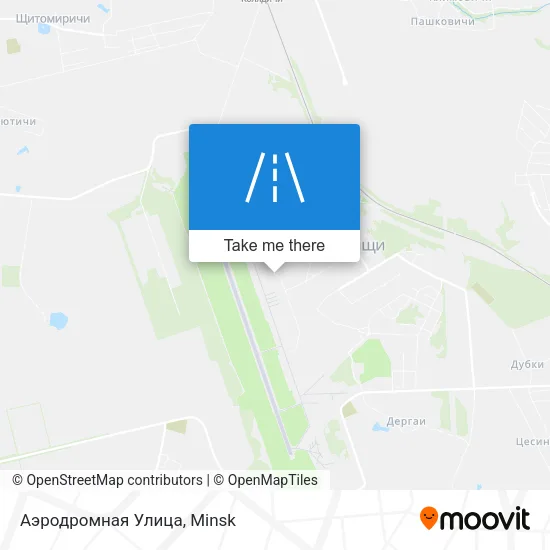 Аэродромная Улица map