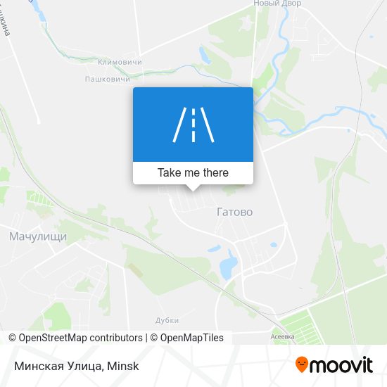 Минская Улица map
