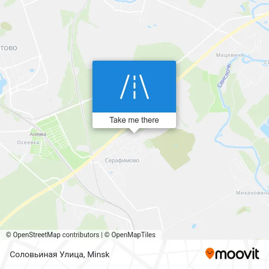 Соловьиная Улица map