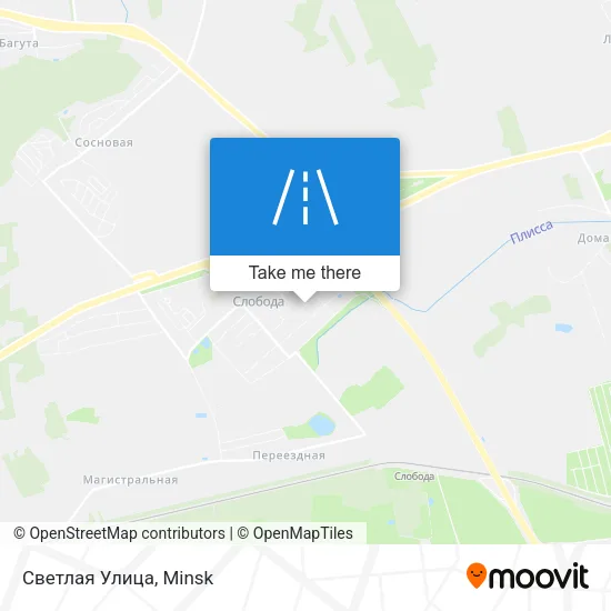 Светлая Улица map