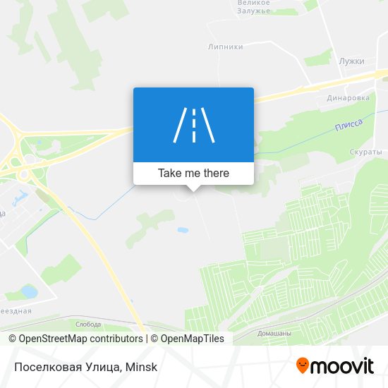 Поселковая Улица map