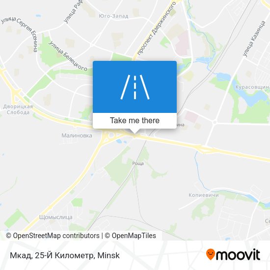 Мкад, 25-Й Километр map
