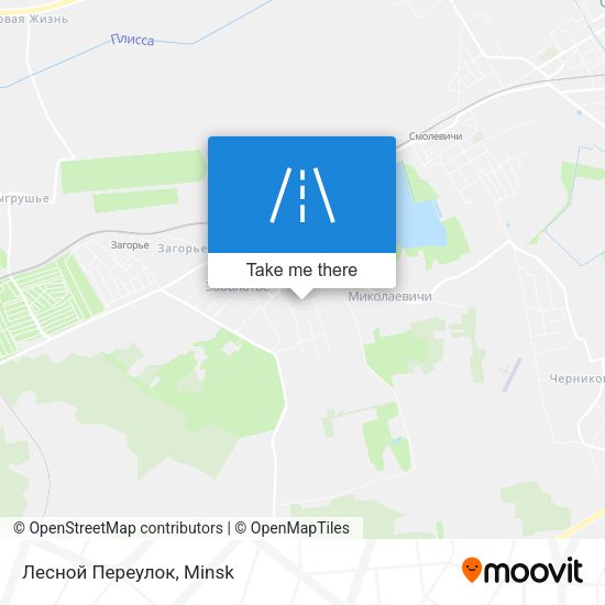 Лесной Переулок map