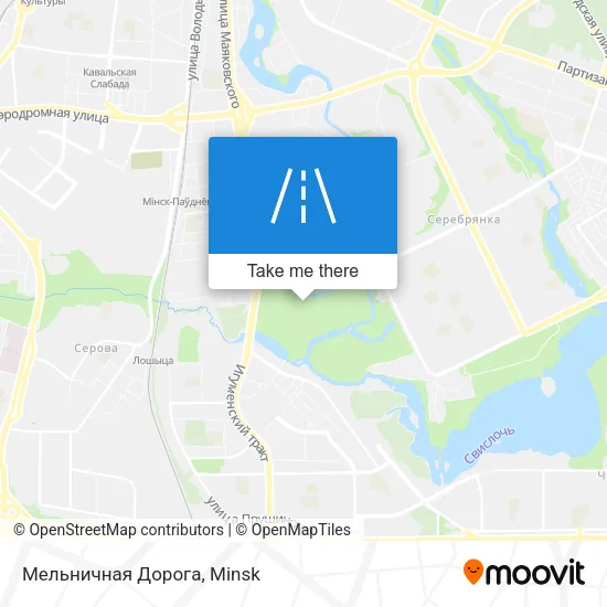 Мельничная Дорога map