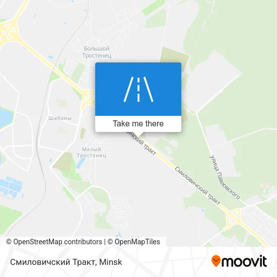 Смиловичский Тракт map