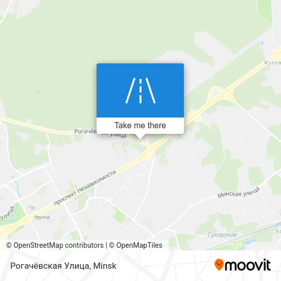 Рогачёвская Улица map