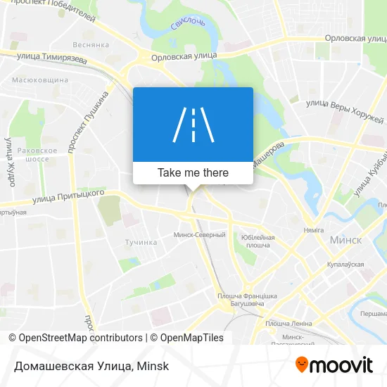 Домашевская Улица map