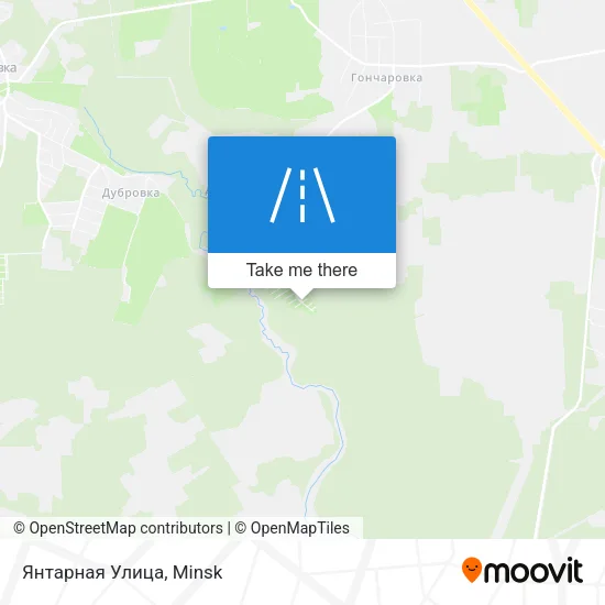 Янтарная Улица map