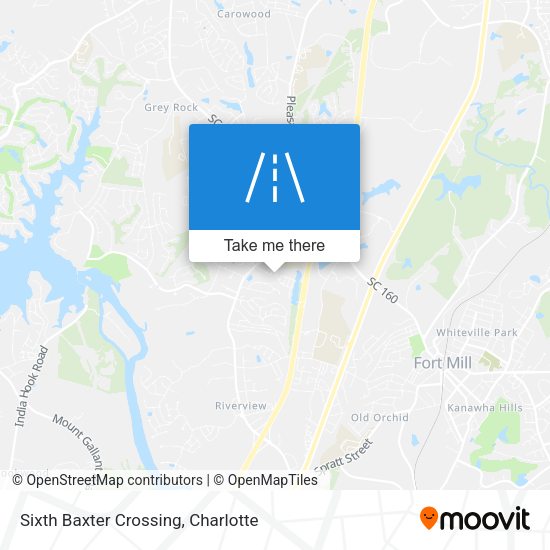 Sixth Baxter Crossing map