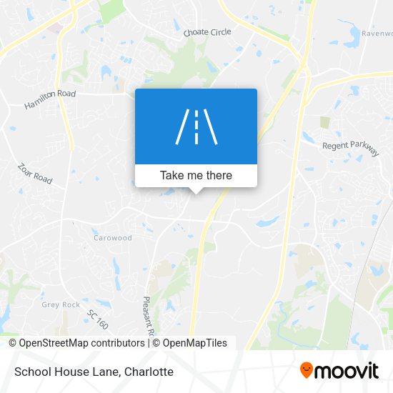 School House Lane map
