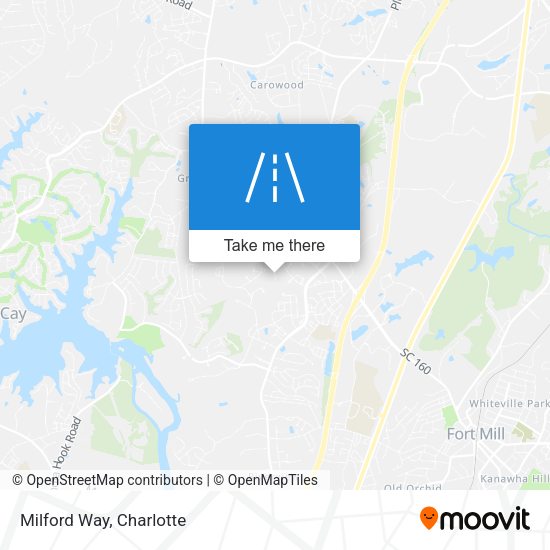 Mapa de Milford Way