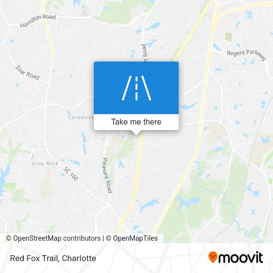 Red Fox Trail map